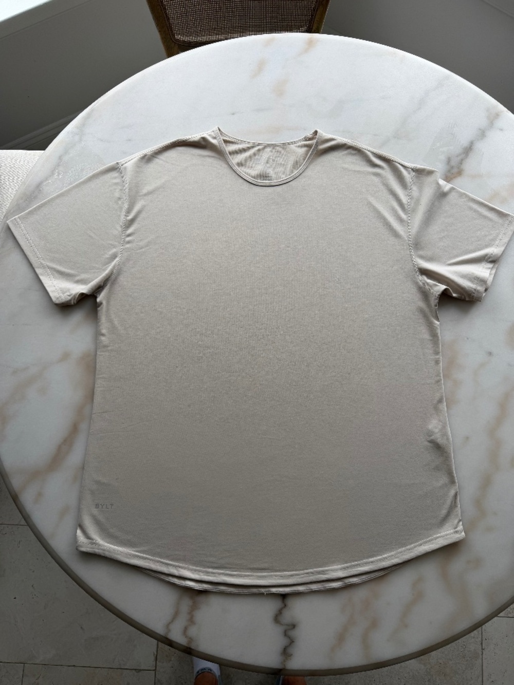BYLT / XXL / LUX / 70% Cotton, 25% Polyester, 5% Spandex / Off-White cream color